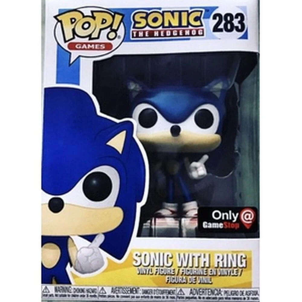 Funko POP! Sonic The Hedgehog N4S POP Games: Sonic the Hedgehog w/ Ring (MT) 283 (Metallic) *Na zamówienie