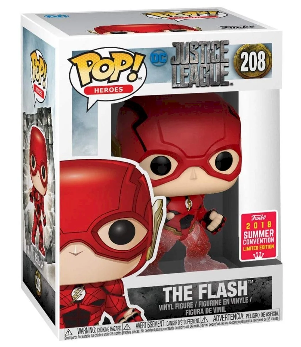 Figurka Justice League Funko POP  the Flash 208 (2018 Summer Convention Exclusive) *Na zamówienie – zdjęcie 3