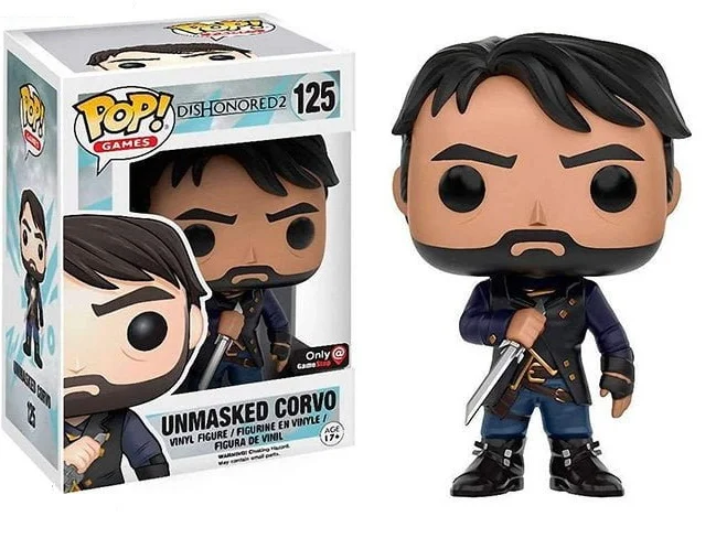 Figurka Dishonored 2 Funko POP! Corvo Unmasked 125 GameStop Exclusive
