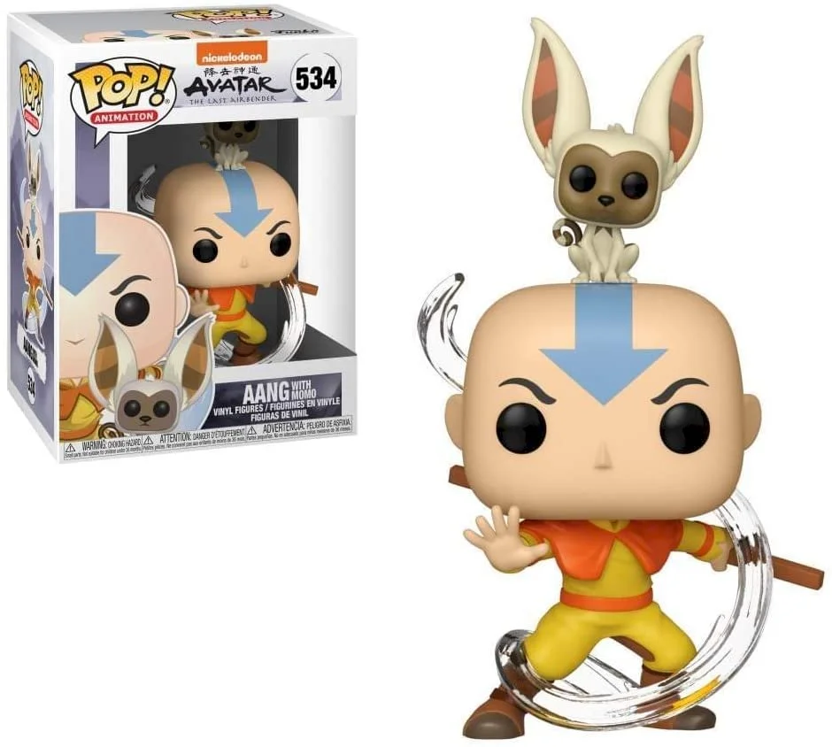 Figurka Funko POP! Avatar The Last Airbender Aang with Momo #534 *Na zamówienie