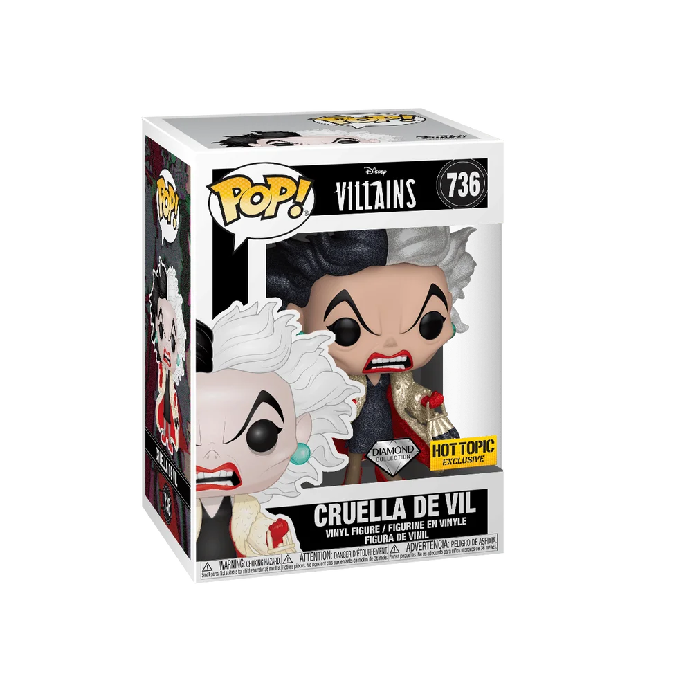 Funko POP! Disney Disney: 101 Dalmations - Cruella (DGLT) 736 (Exclusive) *Na zamówienie