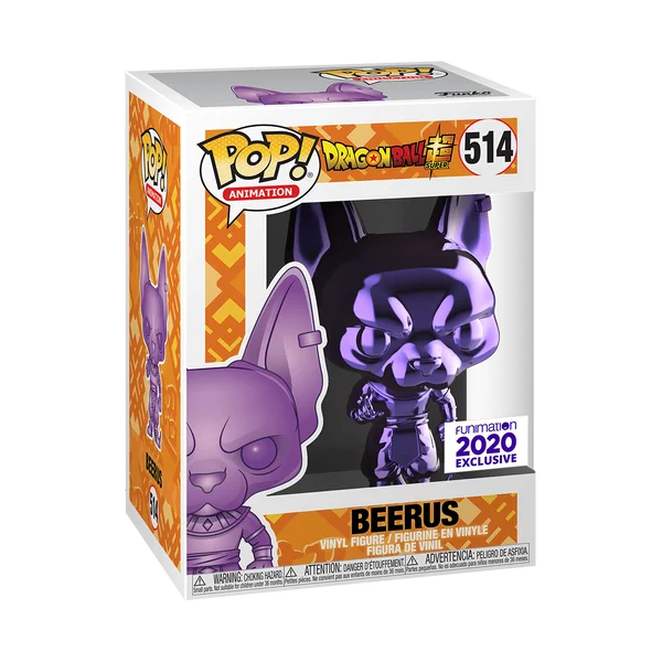 Funko POP! Dragon Ball Animation: DBS- Beerus(PRL CH) 514 (Exclusive) *Na zamówienie