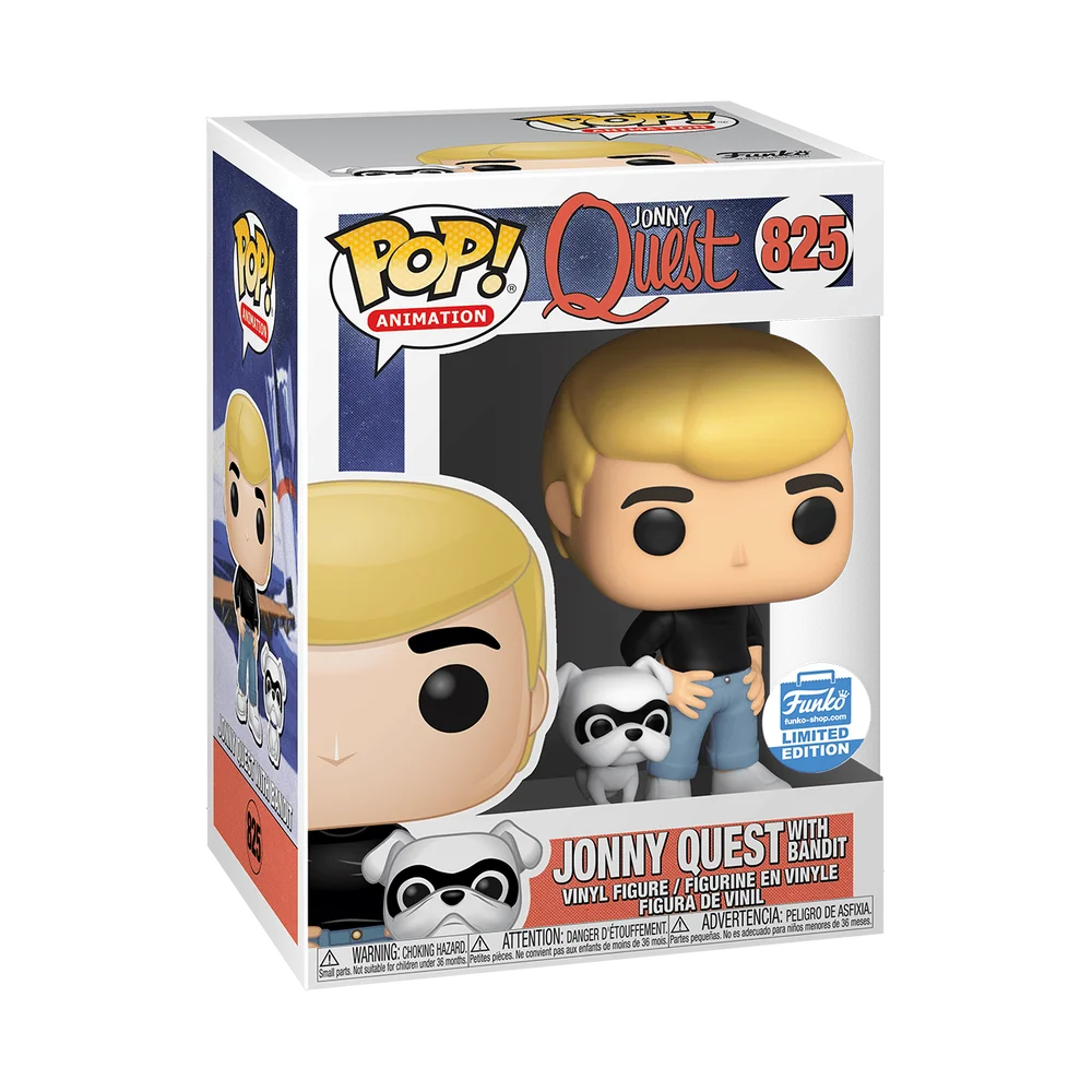 Funko POP! Johnny Quest &Buddy: Jonny Quest - Jonny w/Bandit 825 (Exclusive) *Na zamówienie