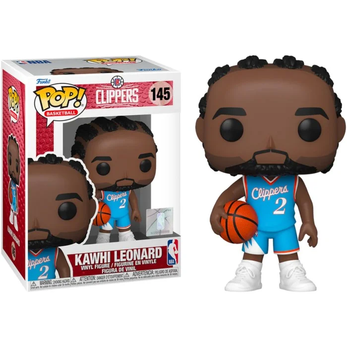 Funko POP! NBA Basketball - Kawhi Leonard Los Angeles Clippers 2021 City Edition Jersey Special Edition #145