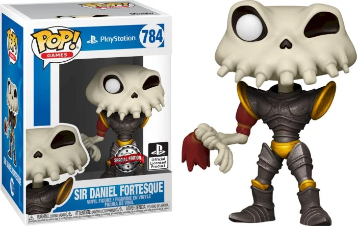 Figurka Funko POP MediEvil: Sir Daniel Fortesque 784 Exc Metallic *Na zamówienie