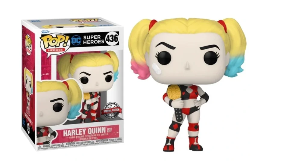 Figurka Funko POP Batman: Harley Quinn with Belt 436 Exc (Special Edition)