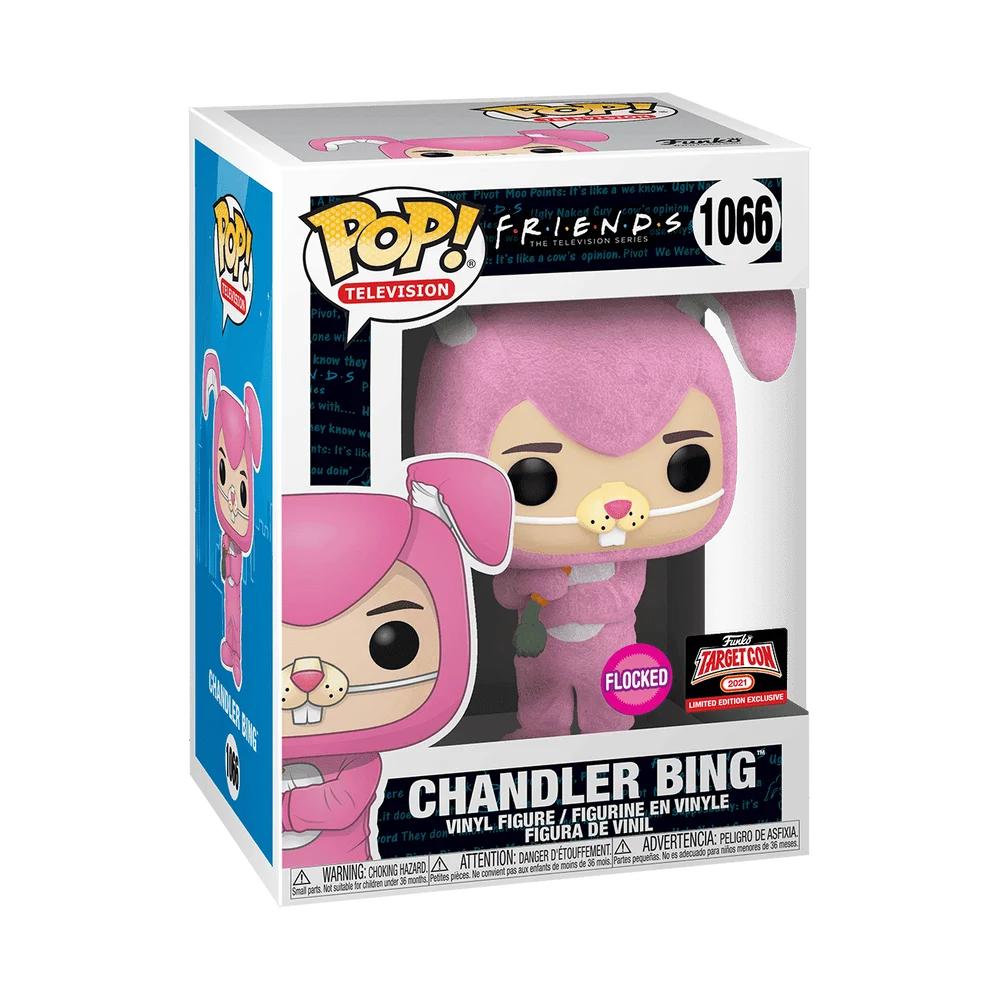 Funko POP! Friends TV: Friends- Chandler as Bunny(FL) 1066 (Flocked) *Na zamówienie