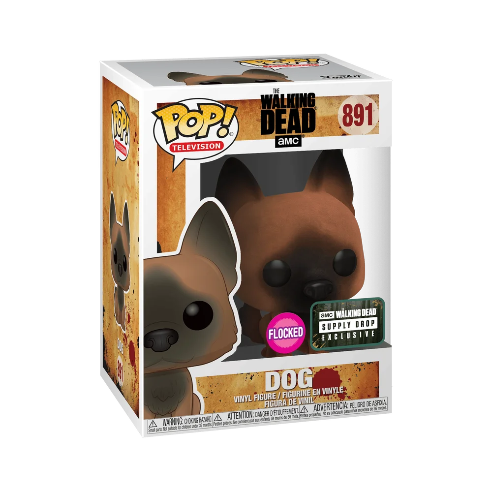 Funko POP! The Walking Dead TV: Walking Dead - Dog (FL) 891 (Flocked) *Na zamówienie
