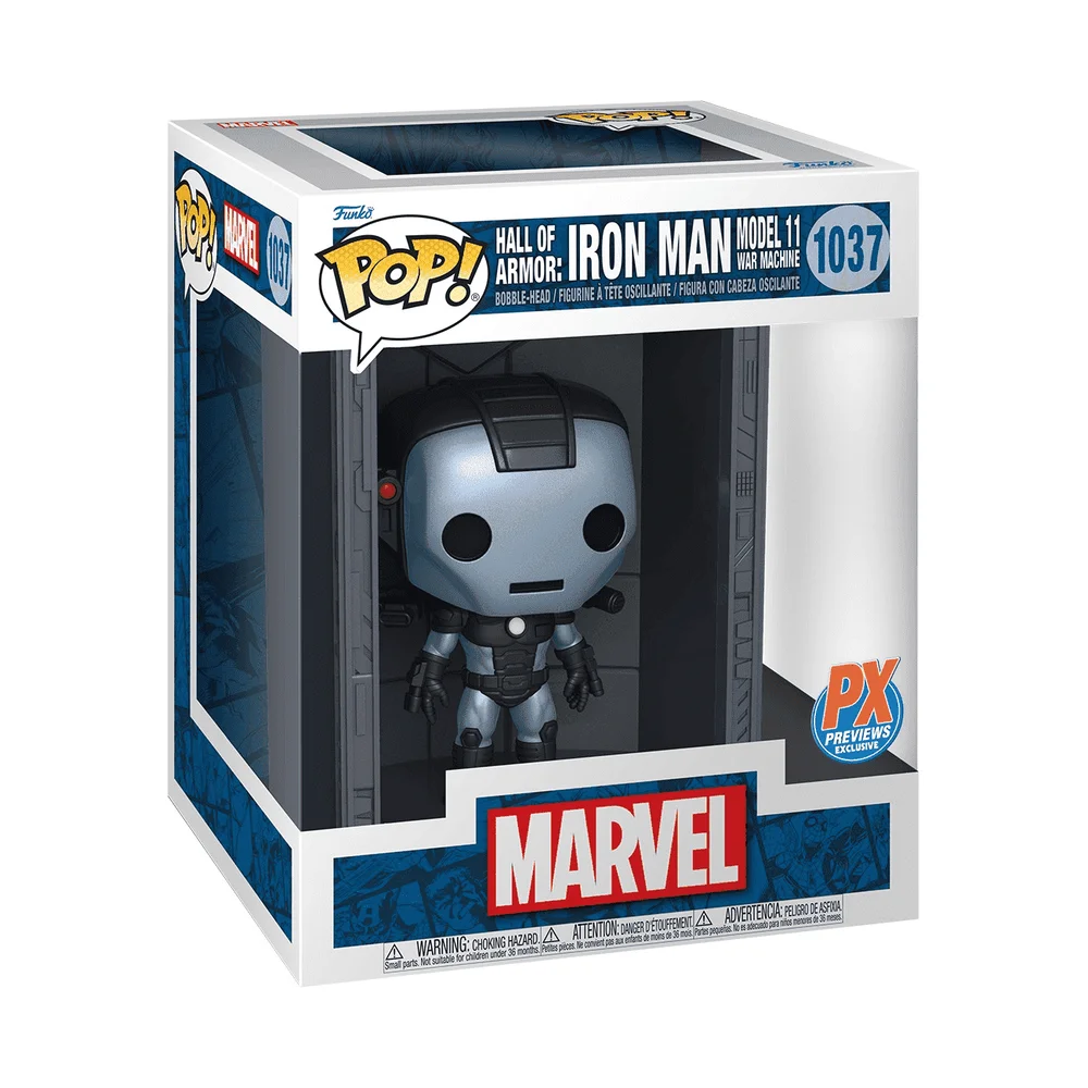 Funko POP! Marvel Hall of Armor: Iron Man Model 11 War Machine 1037 (Metallic) *Na zamówienie