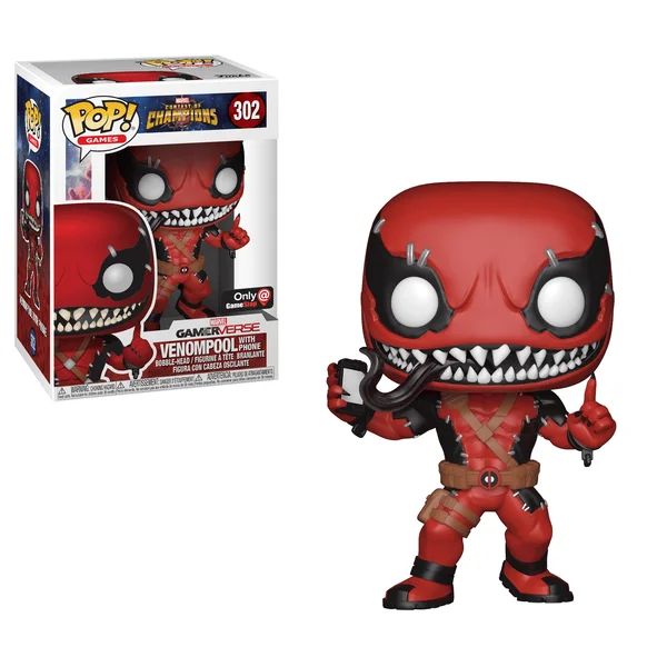 Funko POP! Marvel CoC-Venompool w/Phone 302 (Exclusive) *Na zamówienie