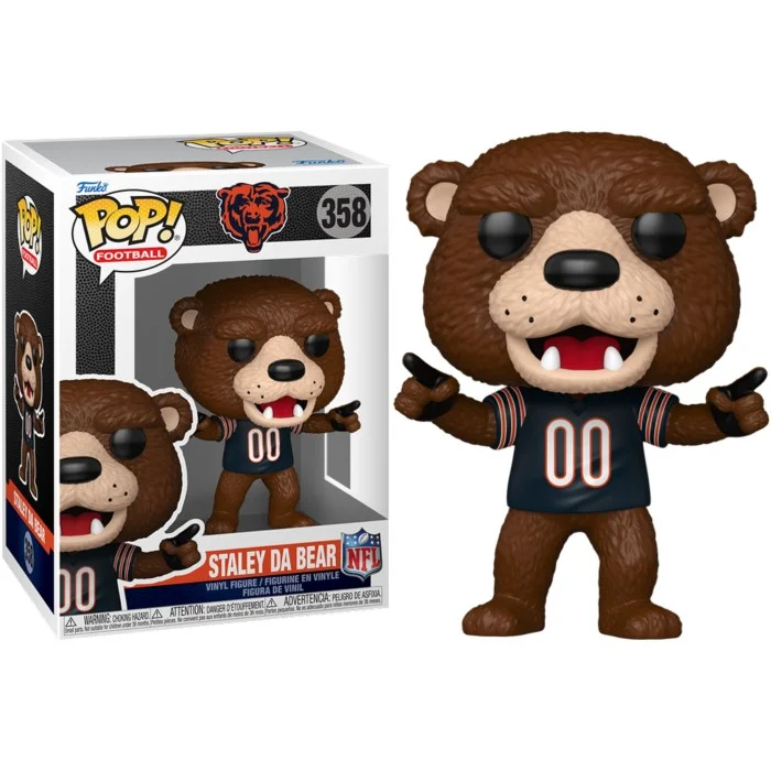 Funko POP! NFL Football: Mascots - Chicago Bears Staley Da Bear #358
