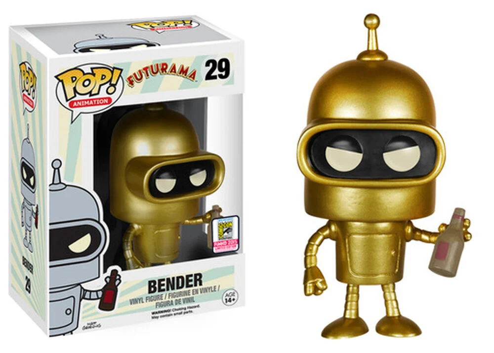 Funko POP! Futurama Gold Bender SDCC 29 (SDCC) *Na zamówienie