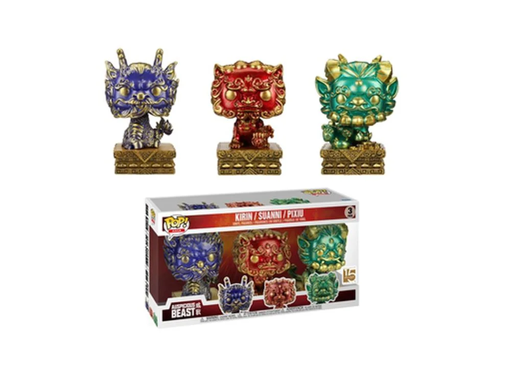 Funko POP! Auspicious Beast Kirin / Suanni / Pixiu - 3 Pack 3 (Exclusive) *Na zamówienie