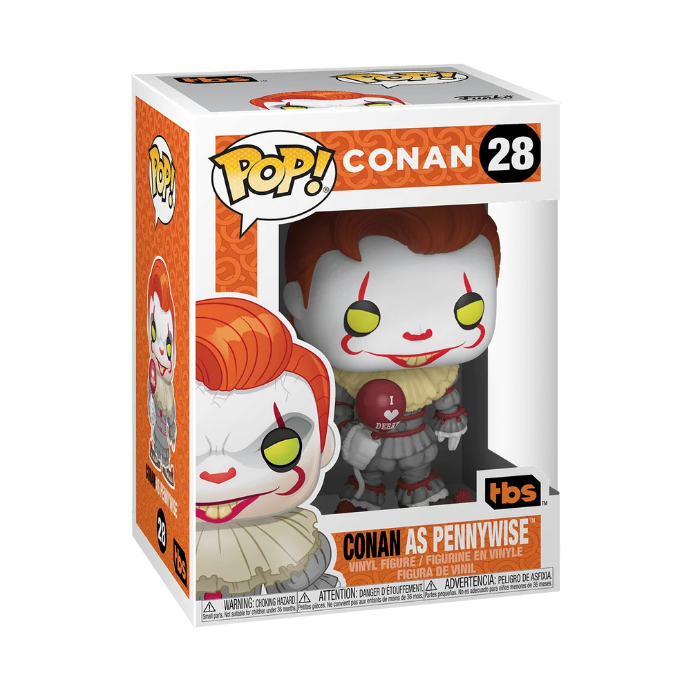 Funko POP! Conan O'Brien Conan: IT: Chapter 2- Conan as Pennywise 28 (Exclusive) *Na zamówienie