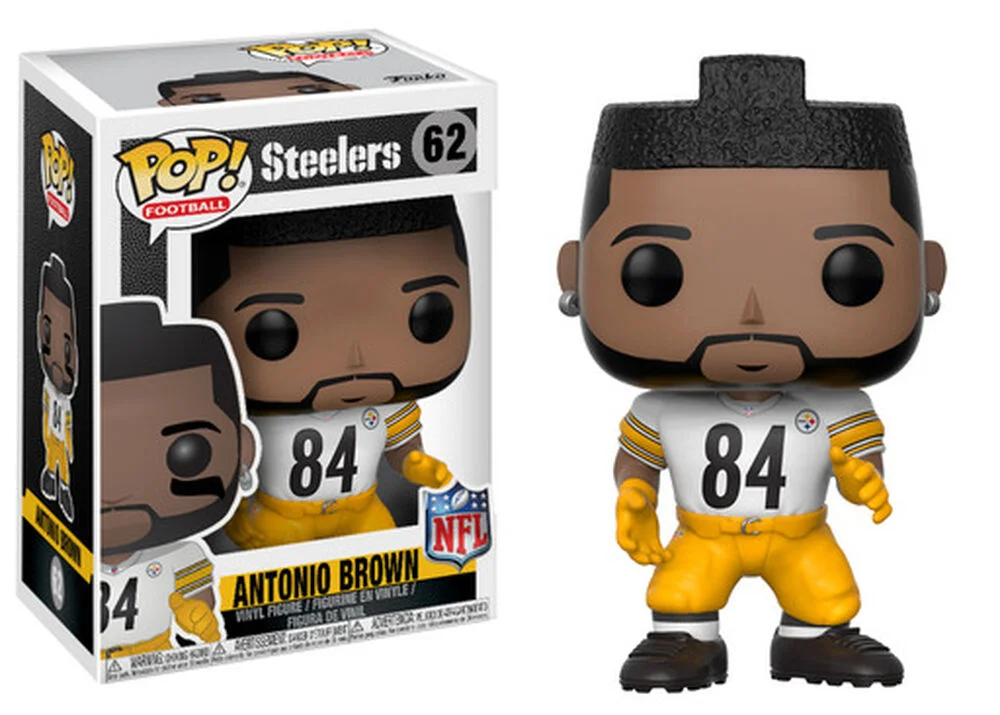 Funko POP! NFL Antonio Brown (Steelers White) 62 (Exclusive) *Na zamówienie