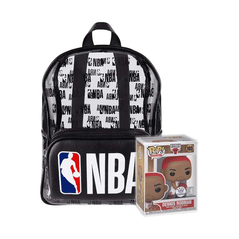 Figurka Limited Edition Bundle - NBA Stadium mini Backapack and POP! Denis Rodman 103 Funko Exclusive – zdjęcie 3