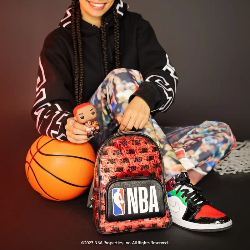 Figurka Limited Edition Bundle - NBA Stadium mini Backapack and POP! Denis Rodman 103 Funko Exclusive – zdjęcie 2