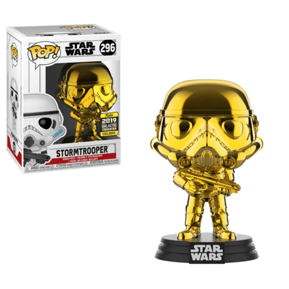 Funko POP! Star Wars Stormtrooper Gold Chrome 296 (Exclusive) *Na zamówienie