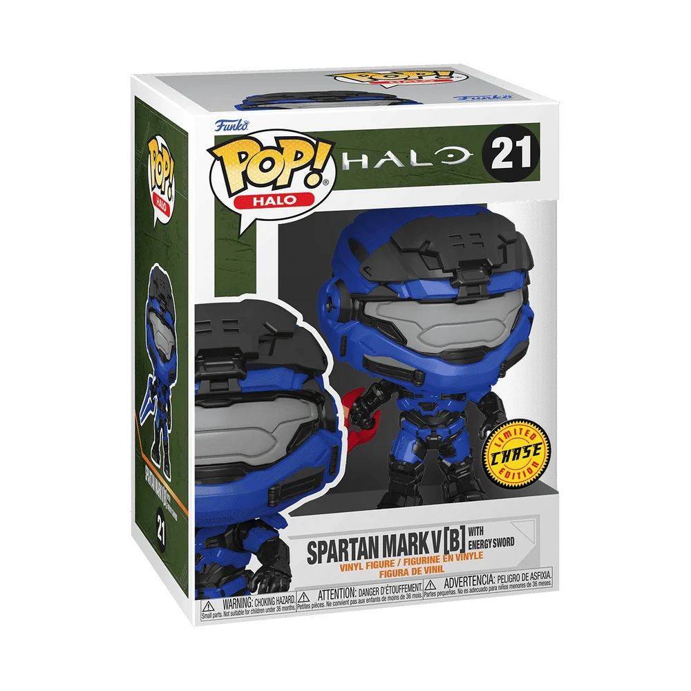 Funko POP! Halo Spartan Mark V [B] with Energy Sword - Halo 21 (Chase) *Na zamówienie