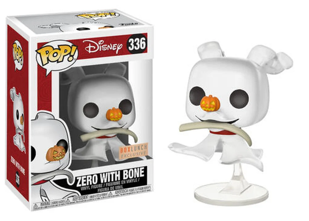 Funko POP! Disney S3 Zero w/ Bone with CHASE (Trans)(GL) 336 (Chase) *Na zamówienie