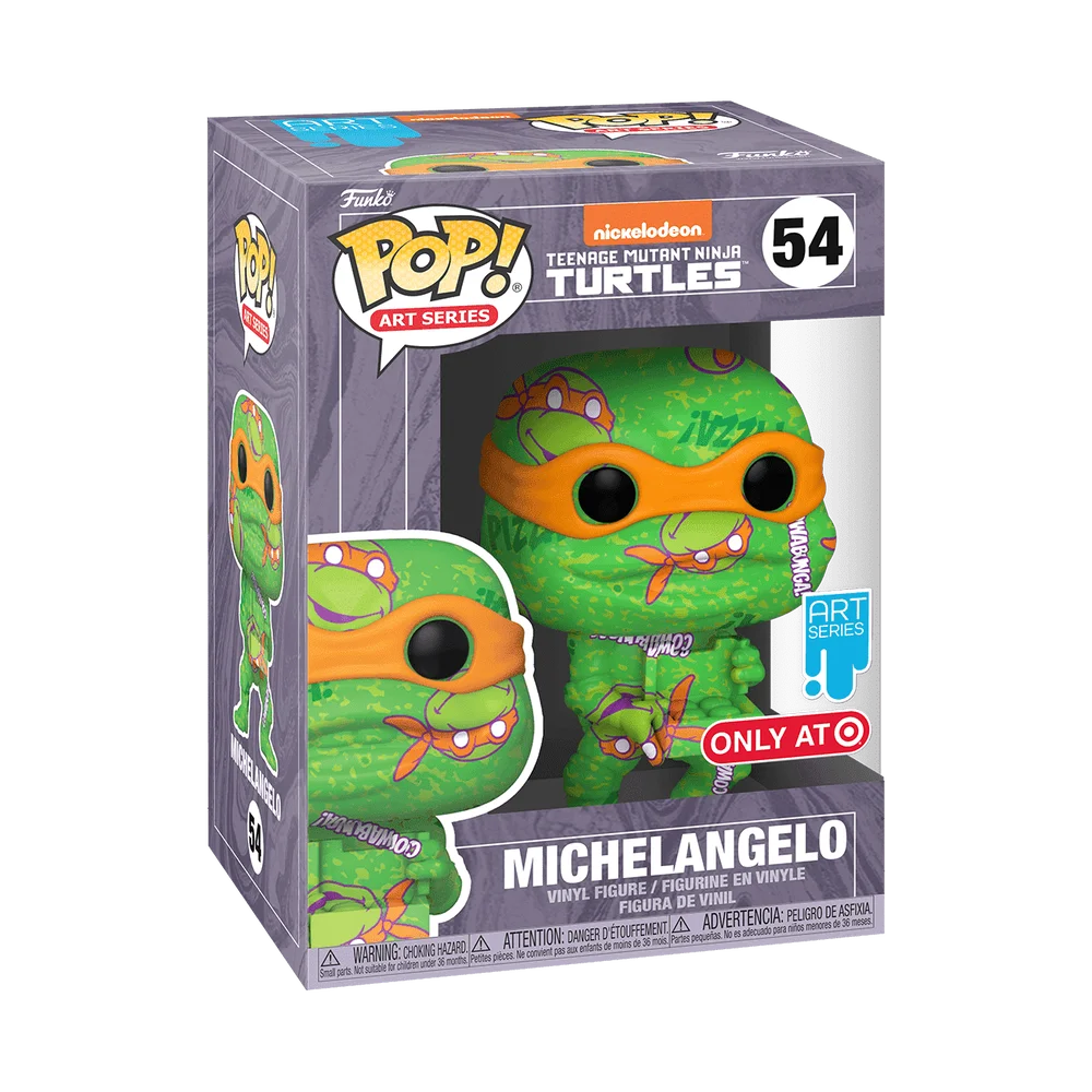 Funko POP! Teenage Mutant Ninja Turtles 57929 POP! Animation: TMNT Artist Series - Michelangelo (T) 54 (Exclusive) *Na z