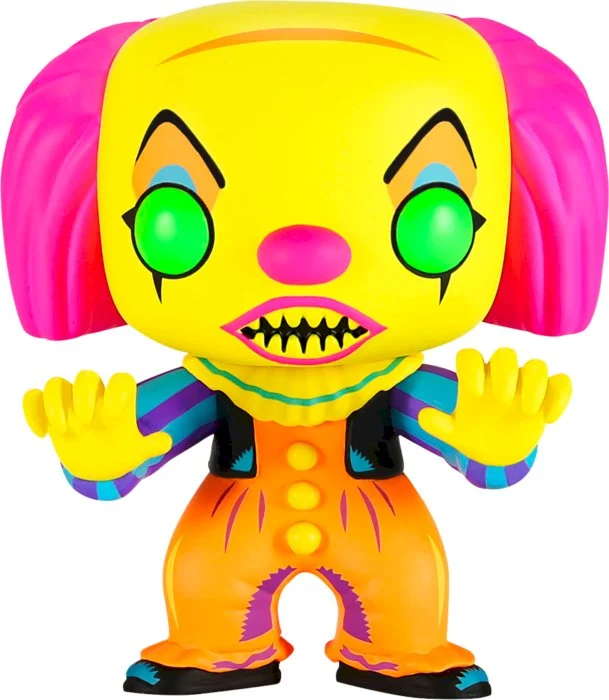 Figurka Funko pop Pennywise (BlackLight) 55 Exclusive* Uszkodzony Box – zdjęcie 2