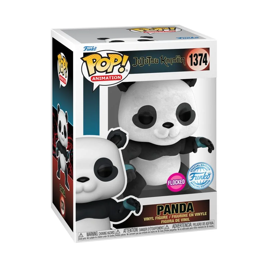 Figurka Funko POP! Jujutsu Kaisen S2 Flocked Panda Special Edition #1374 – zdjęcie 3