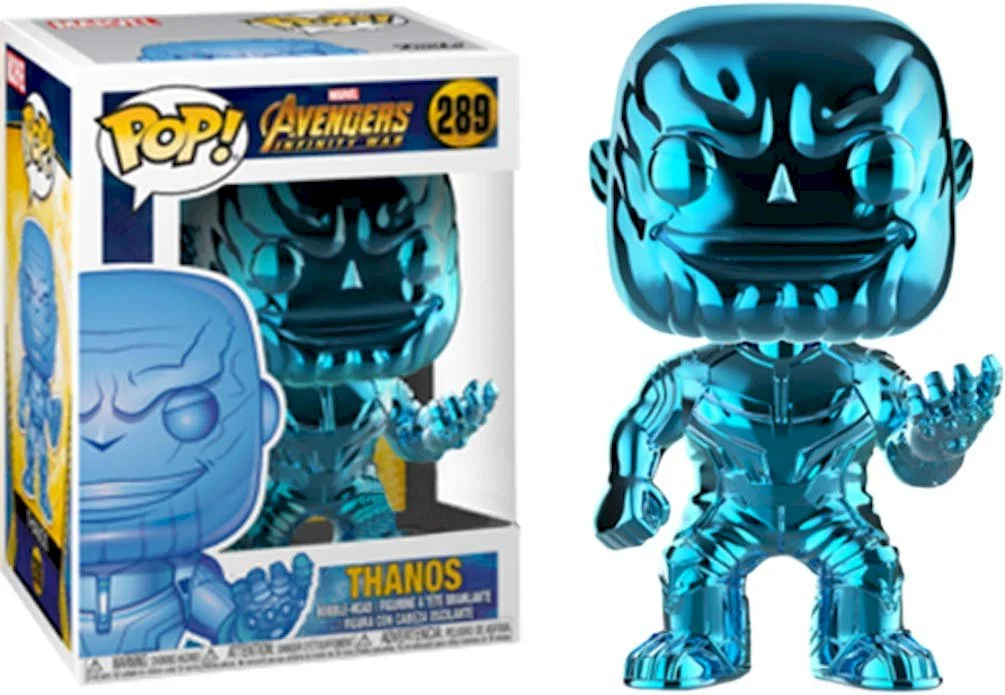 Figurka Avengers Infinity War: Funko POP Thanos Blue Chrome Exlusive 289