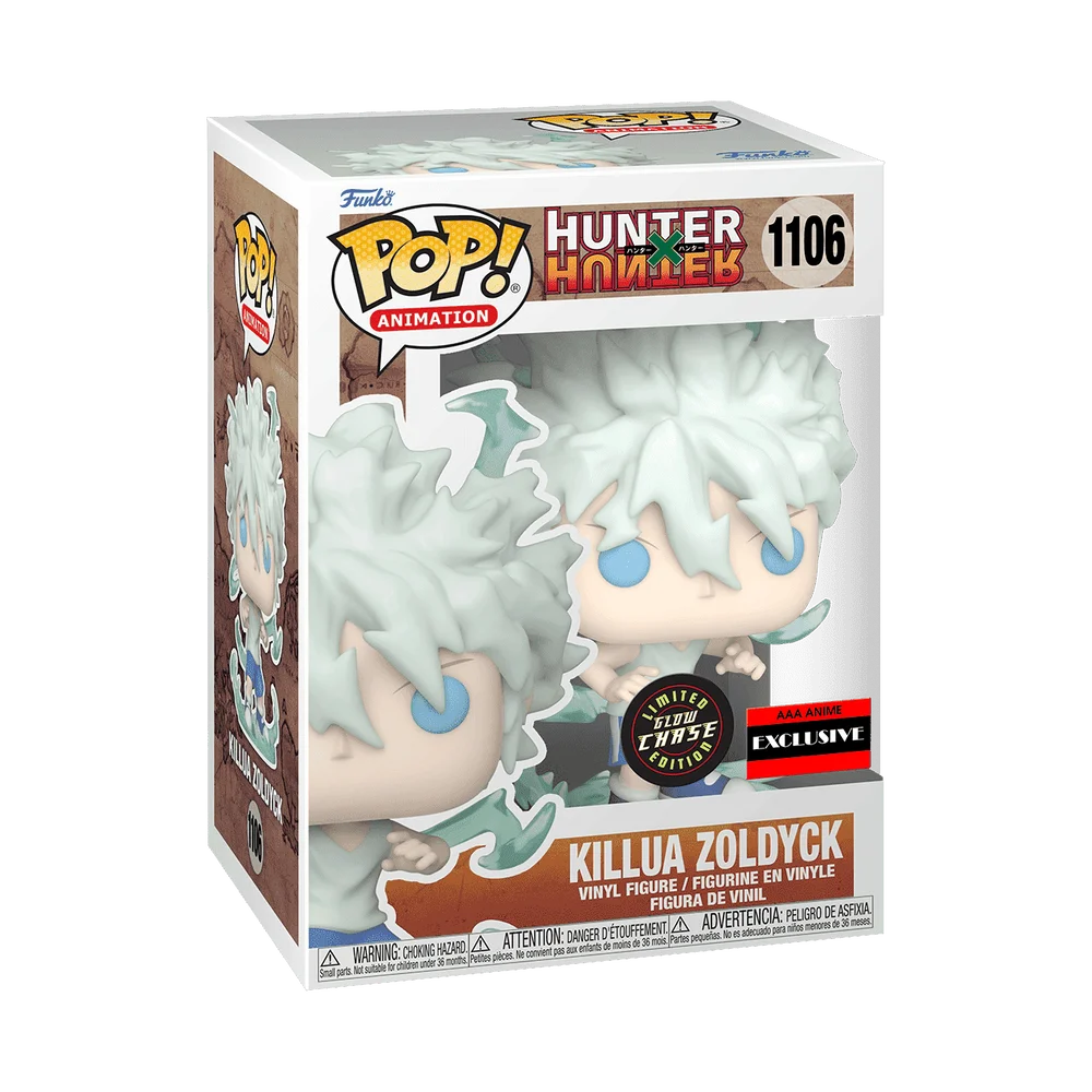 Funko POP! Hunter x Hunter Killua Zoldyck (Chase) (Glows in the Dark) 1106 (Chase) *Na zamówienie