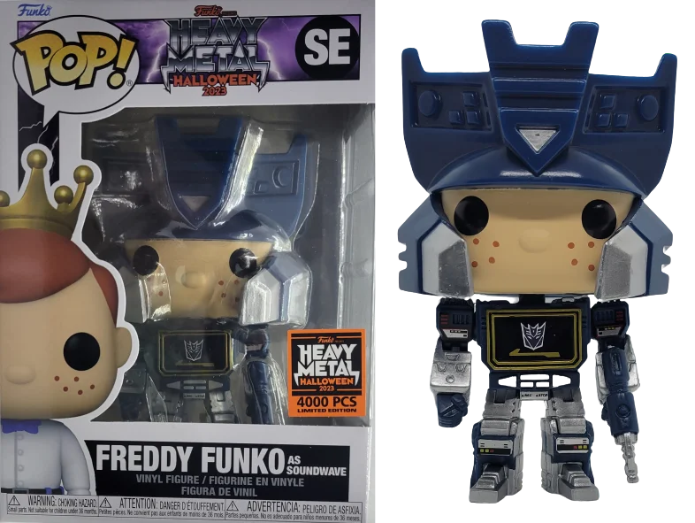 Figurka Funko POP! Heavy Metal Halloween 2023: Freddy As Soundwave (2023 Heavy Metal 4,000 Pcs) #Se Special Edition *Na zamówienie