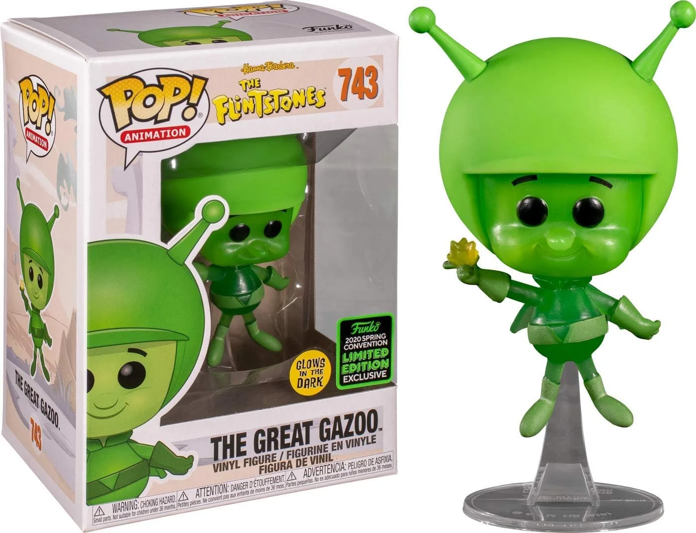 Funko POP! Flinstonowie The Great Gazoo (Glow in the Dark) Special Edition #743
