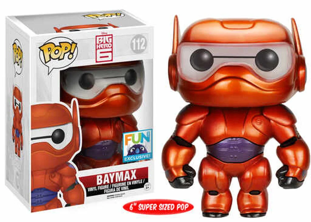 Funko POP! Disney Big Hero 6 - Baymax POP 112 (Metallic) *Na zamówienie