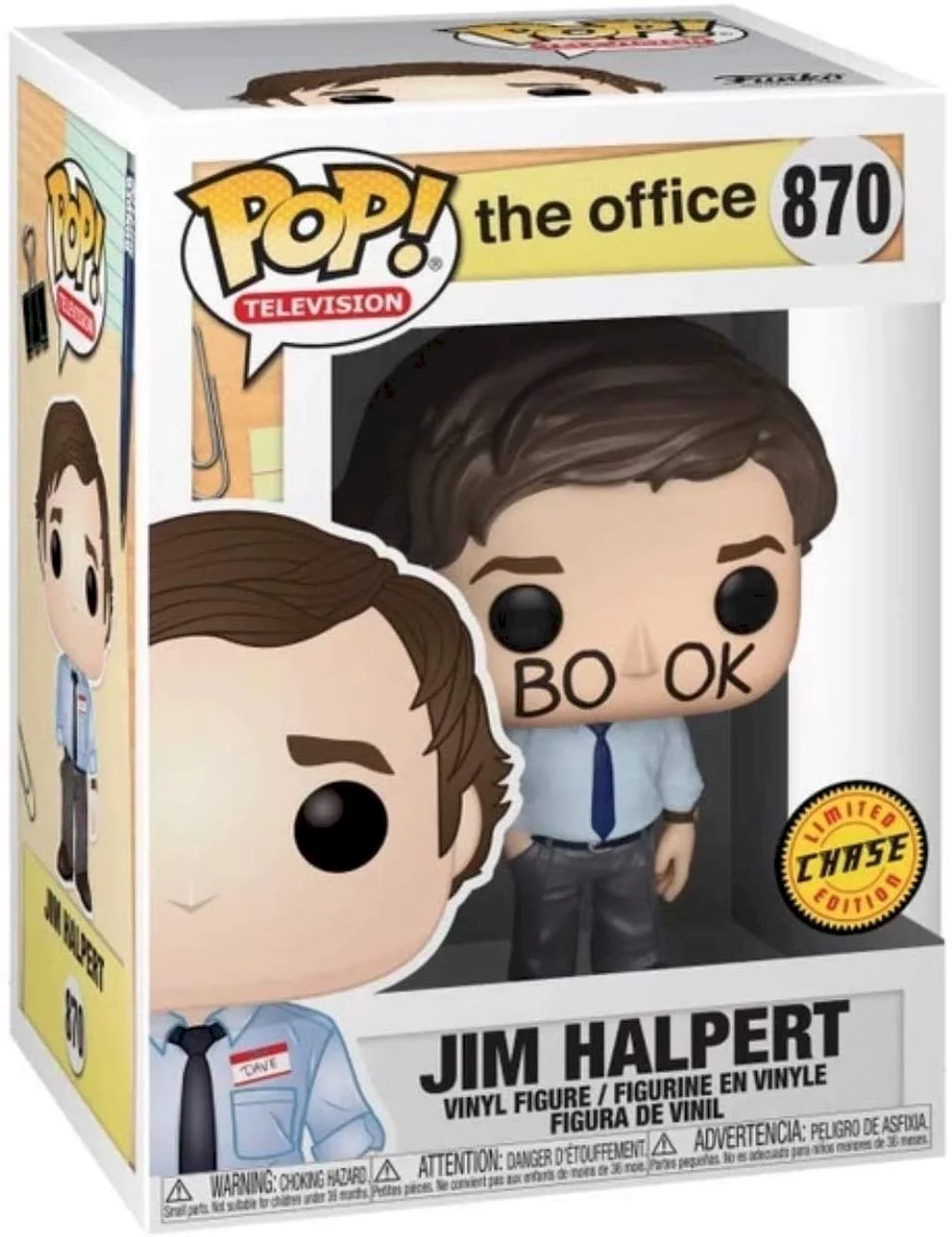 Figurka The Office Funko POP! Biuro: Jim Halpert 870 Chase *Na zamówienie – zdjęcie 3