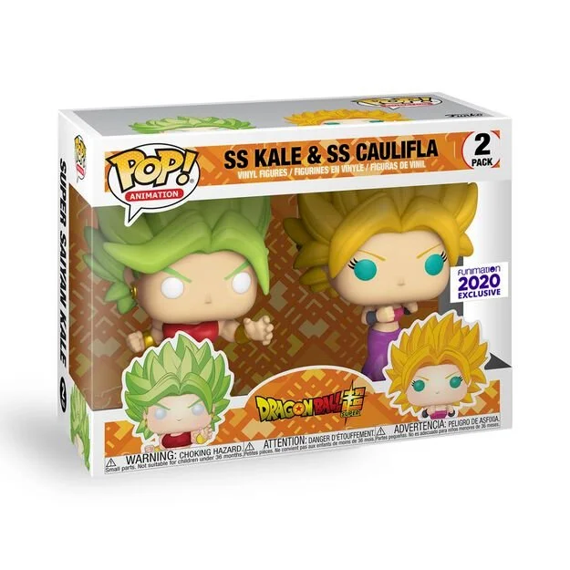 Figurka Dragon Ball Funko POP Kale & Caulifla Funimation Exc *Na zamówienie – zdjęcie 2
