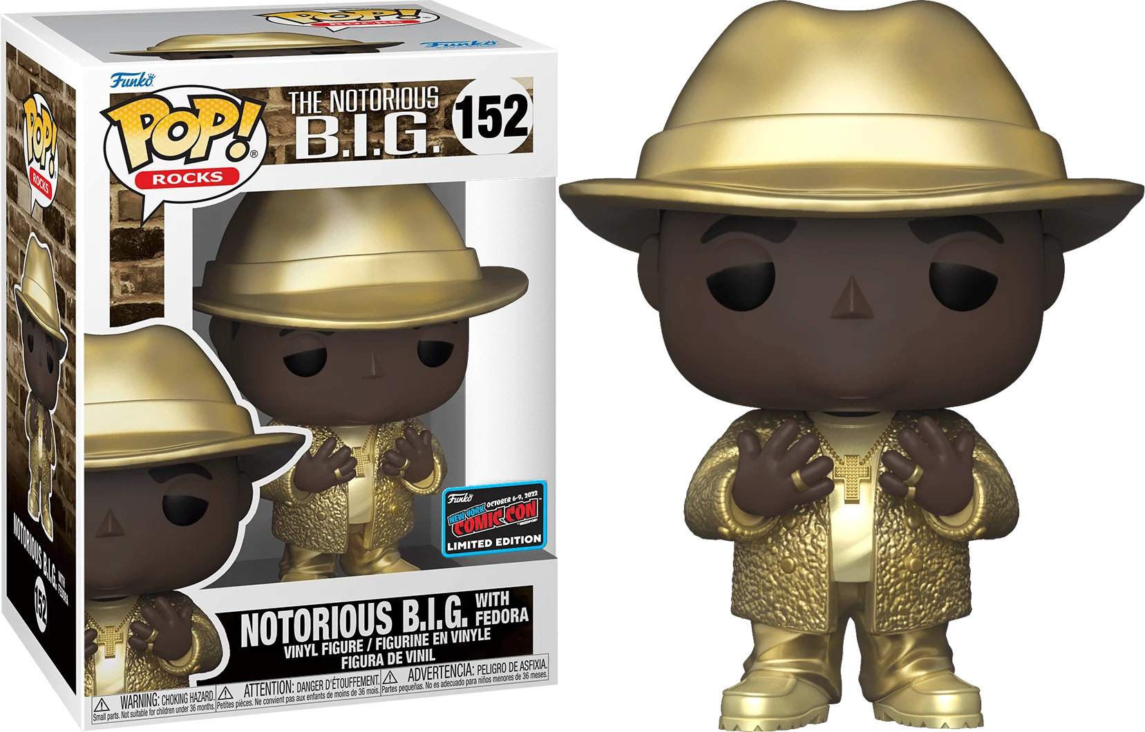 Figurka Funko Pop! Rocks: The Notorious B.I.G With Fedora (2022 Nycc) #152* Na zamówienie