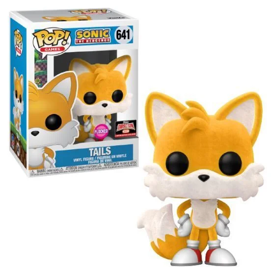 Figurka Funko POP! Games Sonic The Hedgehog - Tails (Flocked) (2021 Target Con) #641 *Na zamówienie