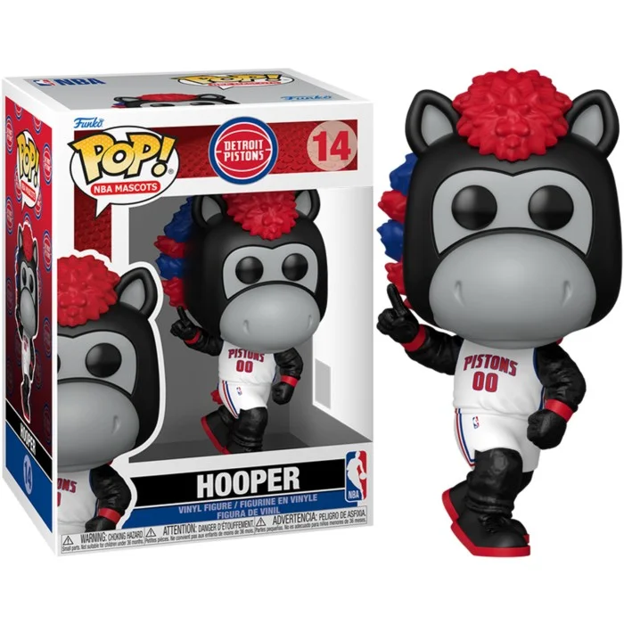 Funko POP! NBA Basketball: Mascots - Hooper the Horse Detroit Pistons #14