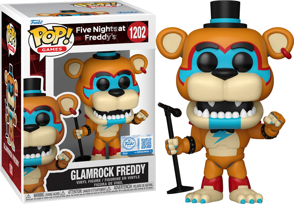 Funko POP! Five Nights at Freddy's Security Breach - Glamrock Freddy Special Edition #1202
