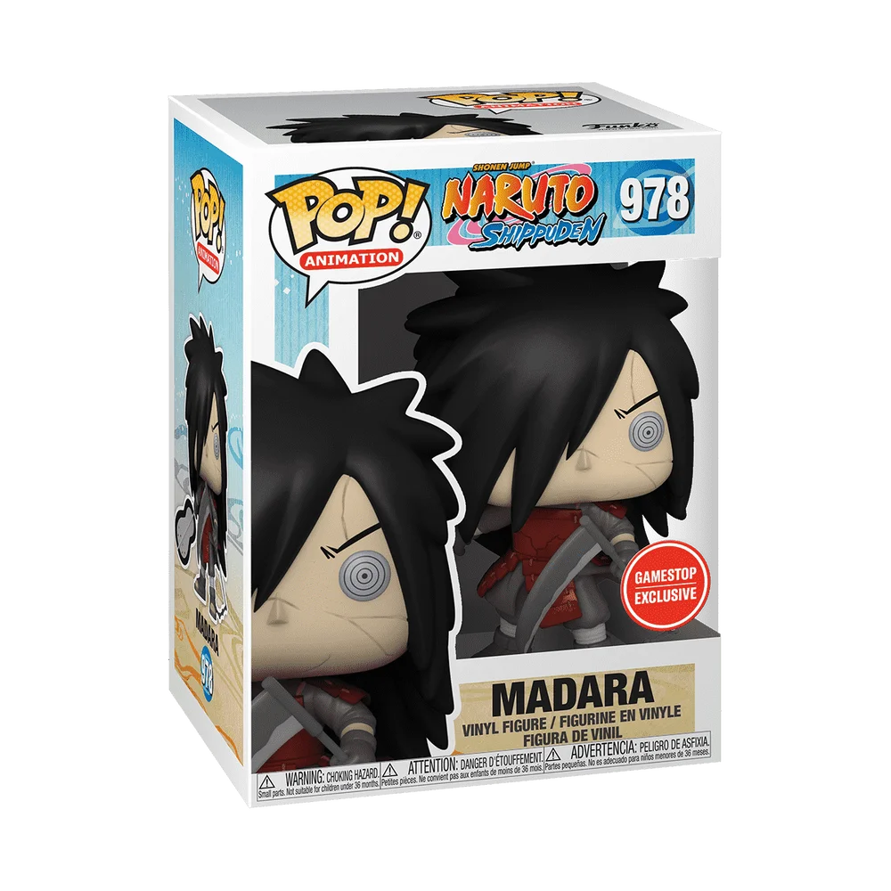 Funko POP! Naruto N4S POP&Tee: Naruto- Madara w/Weapons(POP) 978 (Exclusive) *Na zamówienie