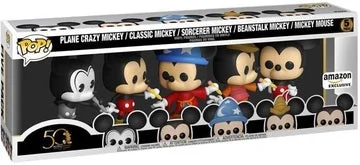 Figurka Funko POP! Walt Disney Archives 50th: Plane Crazy Mickey / Classic Mickey / Sorcerer Mickey / Beanstalk Mickey / Mickey Mouse (Amazon) #5 *Na zamówienie