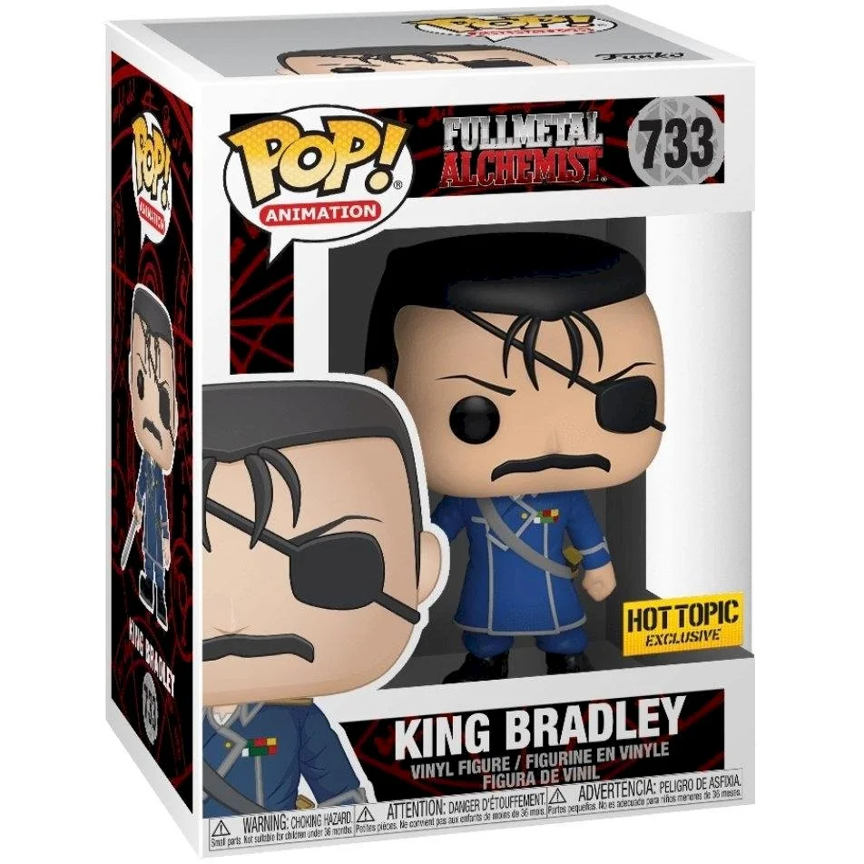 Figurka Funko POP! Anime Fullmetal Alchemist King Bradley Hot Topic #393 *Na zamówienie – zdjęcie 3