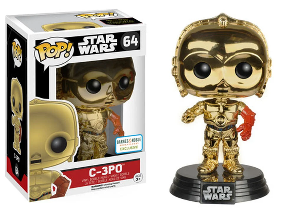 Funko POP! Star Wars EP7 - C-3PO (Chrome) 64 (Exclusive) *Na zamówienie