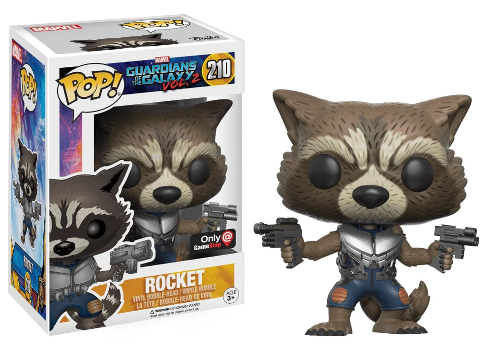 Funko POP! Marvel Rocket w/ Aero Rig 210 (Exclusive) *Na zamówienie