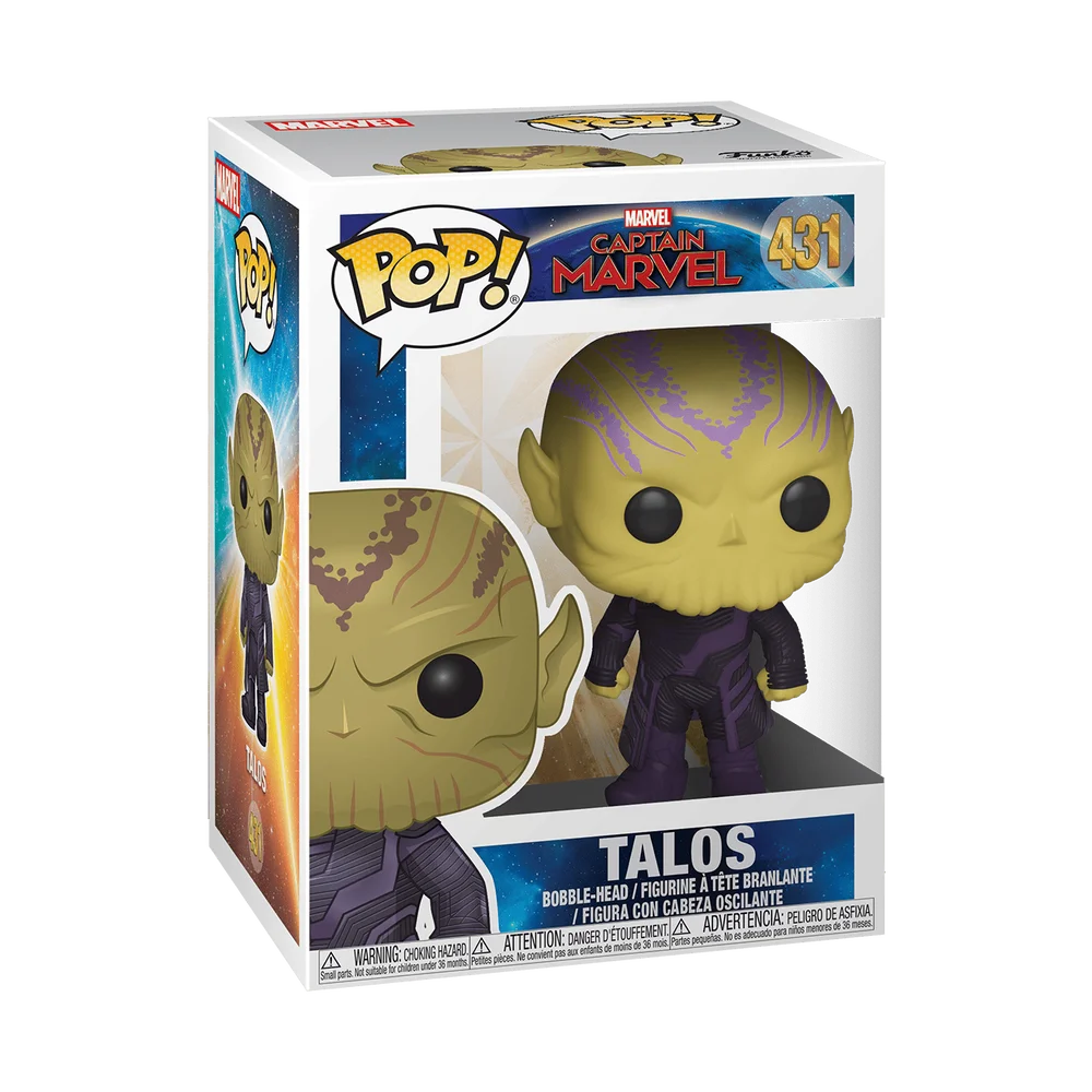 Funko POP! Marvel Marvel: Captain Marvel - Talos 431 *Na zamówienie