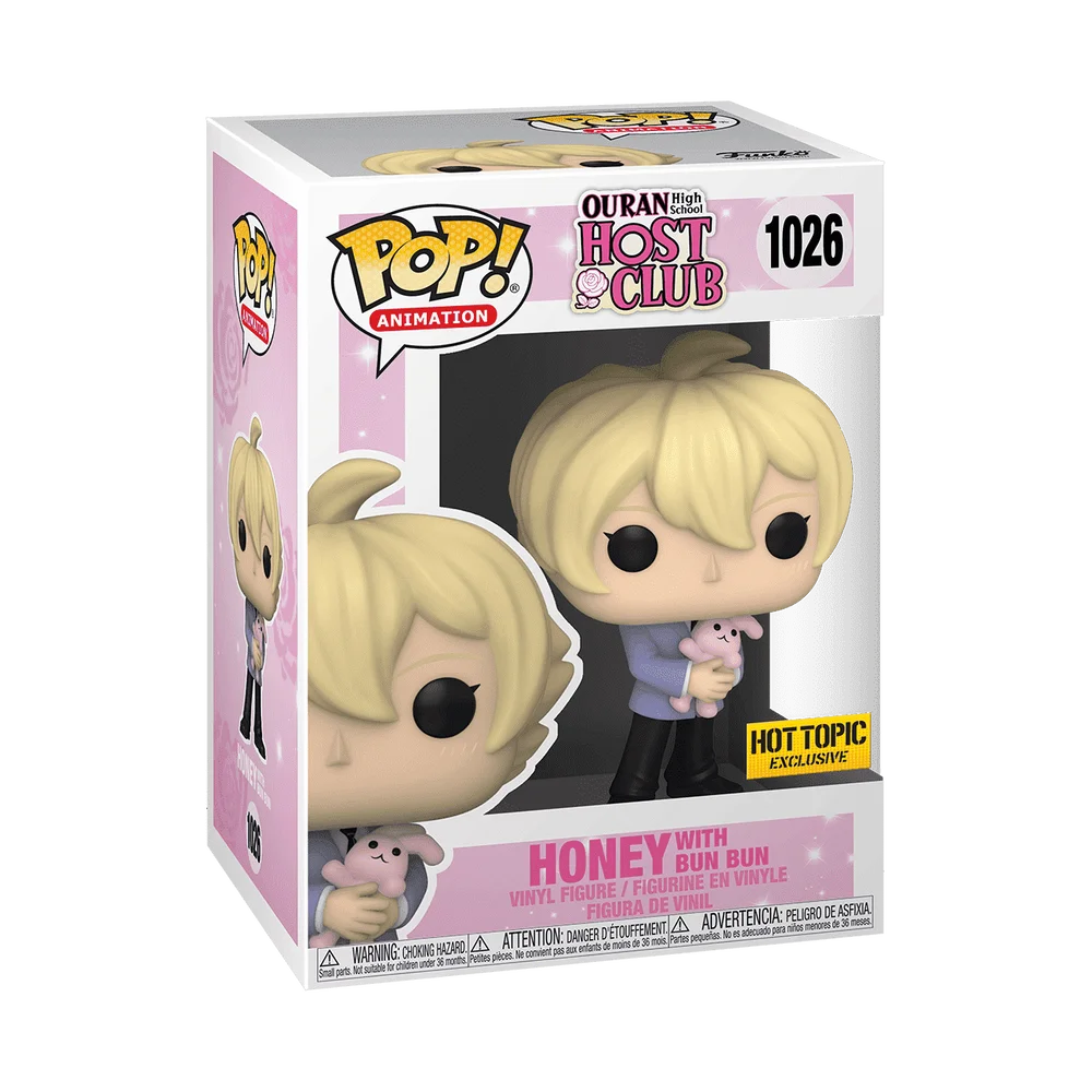 Funko POP! Ouran High School Host Club Animation: Ouran HS- Honey w/Bun Bun 1026 (Exclusive) *Na zamówienie