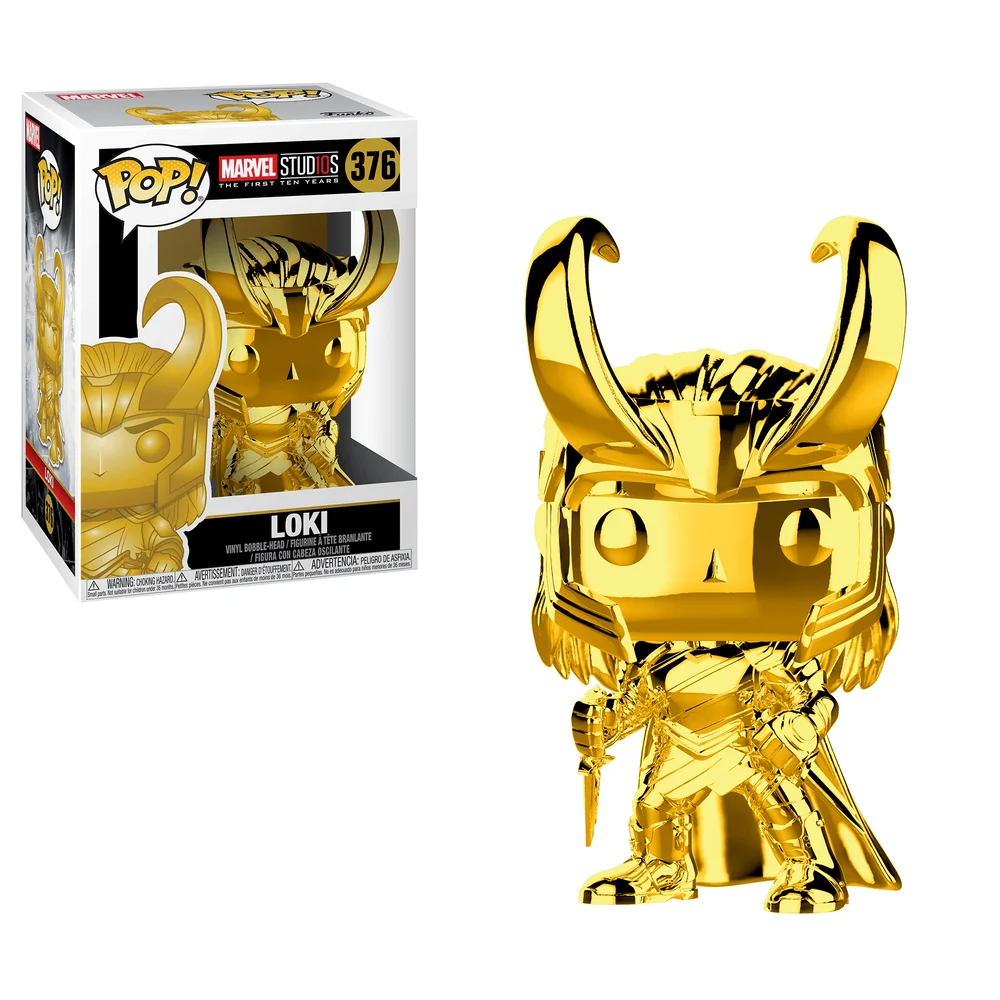 Funko POP! Marvel MS 10 - Loki (Chrome) 376 *Na zamówienie