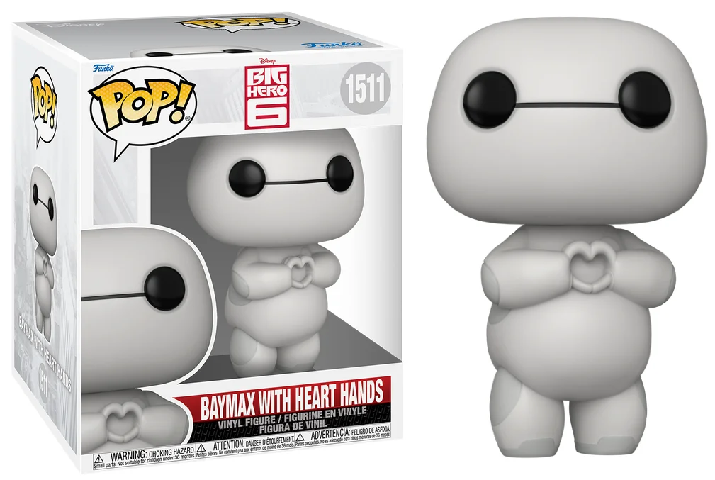 Figurka Funko POP! Big Hero 6 Baymax With Heart Hands [6-Inch] #1511 *Na zamówienie