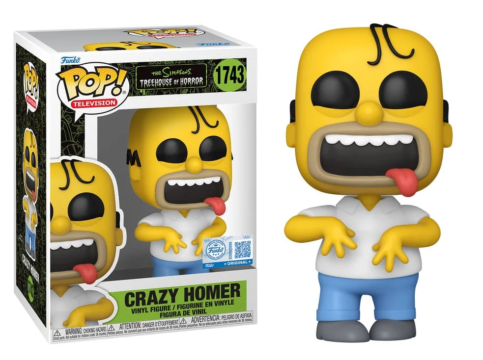 Figurka Funko POP! The Simpsons (Treehouse of Horror) Crazy Homer 1743 Special edition