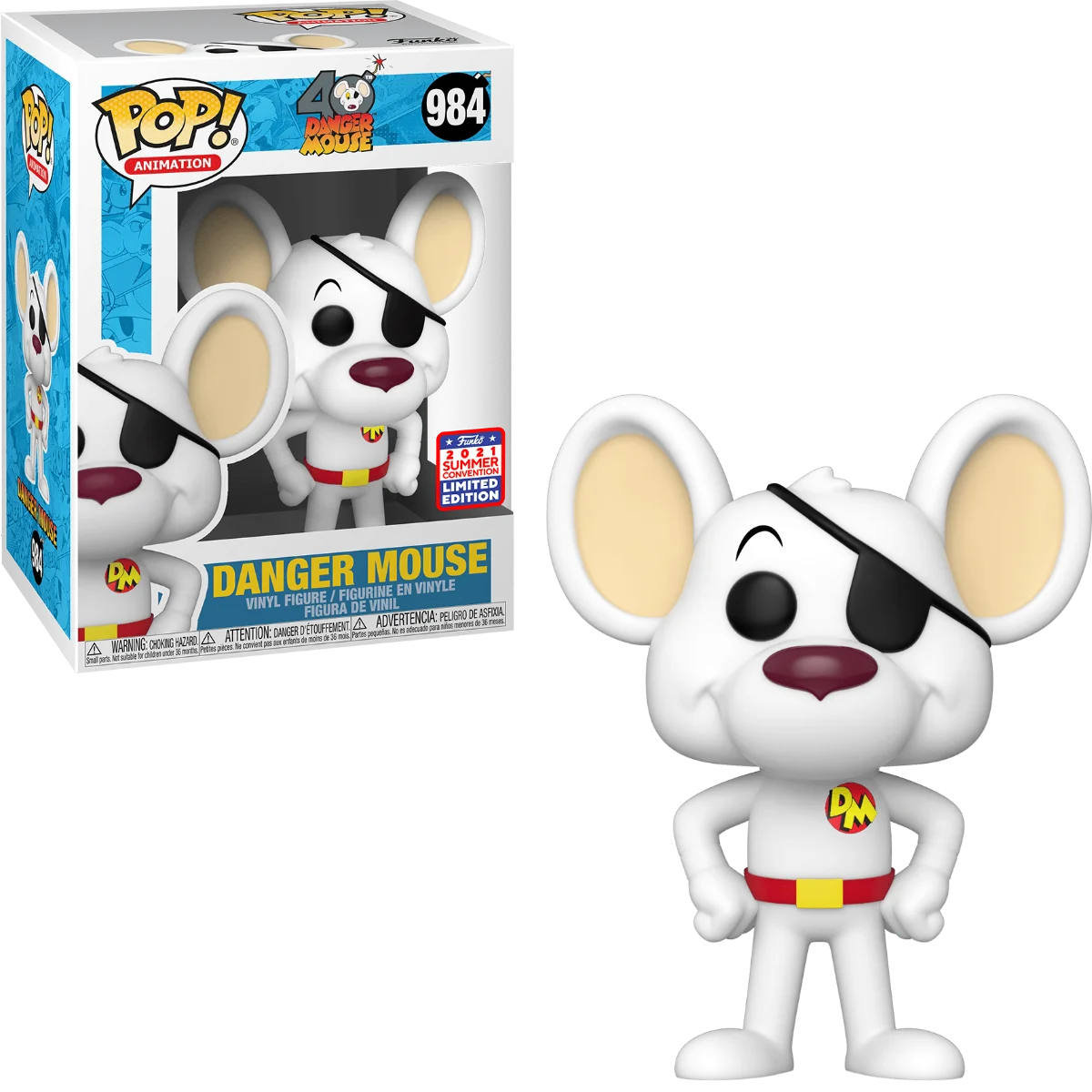Figurka Funko POP! Animation Danger Mouse (2021 Summer Convention) Special Edition #984 *Na zamówienie