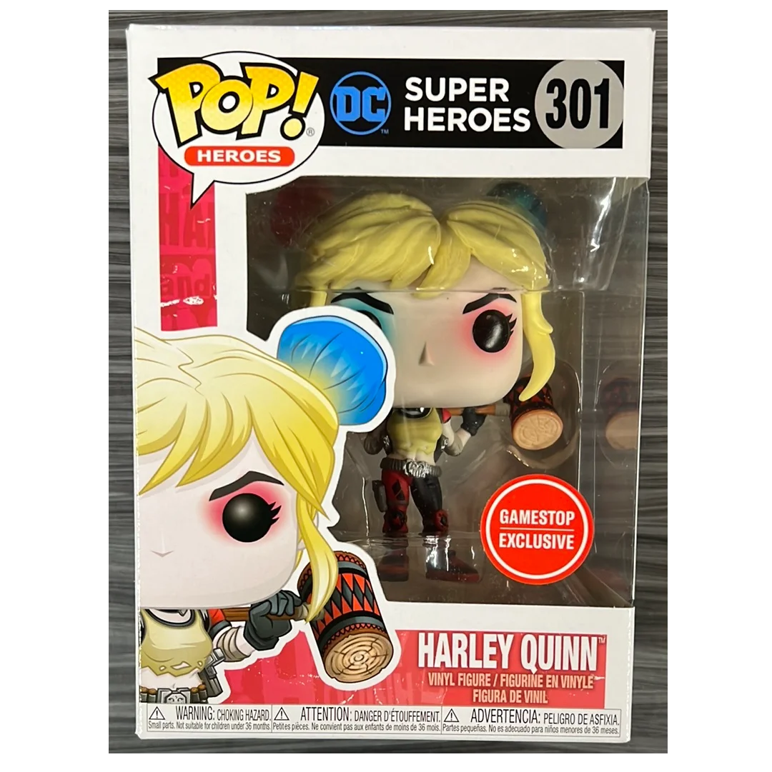Figurka Funko Pop! Heroes: Dc Super Heroes - Harley Quinn (Gamestop Circle Sticker) #301* Na zamówienie
